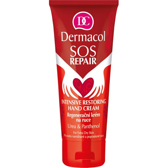 Dermacol SOS Repair Intensive Restoring Hand Cream hĺbková intenzívna regenerácia a hydratácia pre suché a popraskané ruky 75 ml