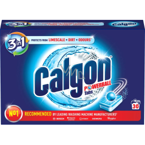 Calgon 3v1 Powerball Tabs zmäkčovač vody tablety proti vodnému kameňu 30 dávok 390 g