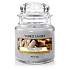 Yankee Candle Crackling Wood Fire - Praskajúce oheň v krbe vonná sviečka Classic malá sklo 104 g