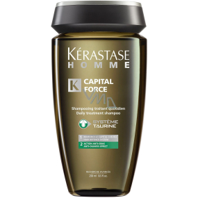 Kérastase Homme Capital Force Anti-Oiliness šampón na mastné vlasy s posilňujúcim účinkom pre zachovanie hustoty vlasov pre mužov 250 ml