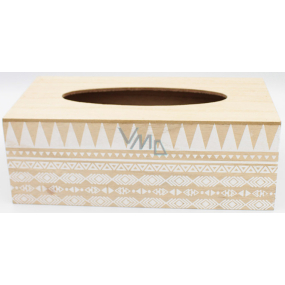 Nekupto Home Decor Drevený box na papierové vreckovky 24 x 12 x 9 cm