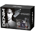 Denim Black toaletná voda pre mužov 100 ml + sprchový gél 250 ml + USB rozbočovač, kozmetická sada