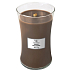Woodwick Humidor - Puzdro na cigary vonná sviečka s dreveným knôtom a viečkom sklo veľká 609,5 g