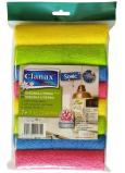 Clanax Sonic Švédska utierka z mikrovlákna, zmes farieb 30 x 30 cm 180 g/m2 8 kusov