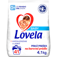 Lovela na farebné prací prášok pre bábätká, 41 prania, 4,1 kg
