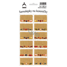 Arch Samolepky na koreničky Juta farbotlač bez popisu 11 x 23,5 cm