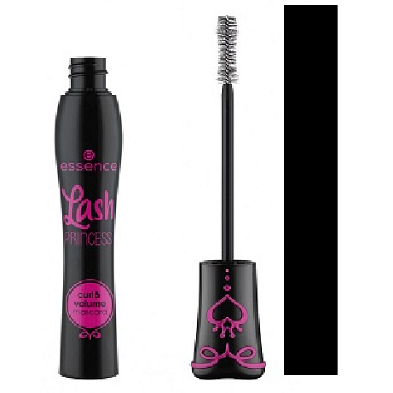 Essence Lash Princess Curl & Volume Mascara predlžujúca a objemová riasenka Black 12 ml