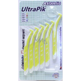 Medzizubné kefky Atlantic UltraPik 0.4 mm žltá zakrivená 6 kusov