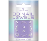 Essence 3D šperky nálepky na nechty kamienky 01 Future Reality 10 kusov