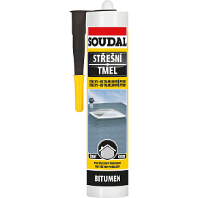 Soudal strešný bitúmenový tmel, čierny, 300 ml