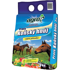 Agro práškový koňský hnoj, 3 kg