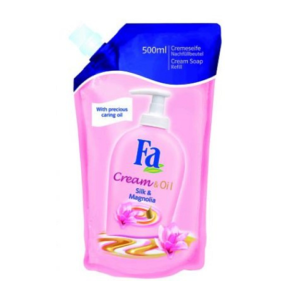 Fa Silk & Magnolia tekuté mydlo náhradná náplň 500 ml