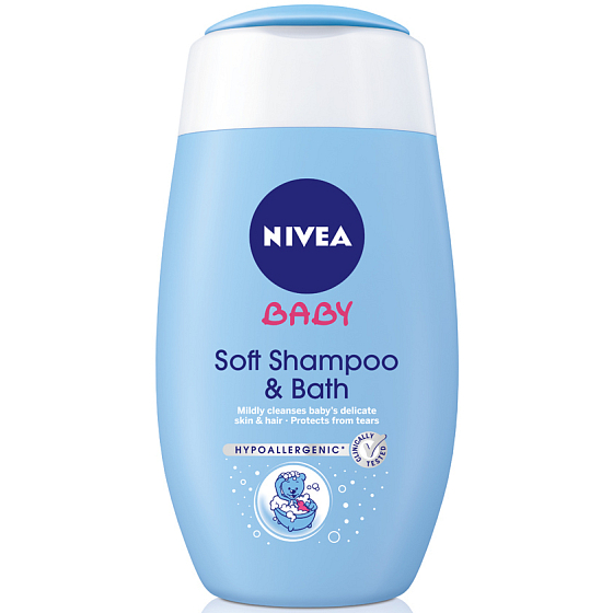 Nivea Baby 2v1 šampón a pena do kúpeľa pre deti 500 ml