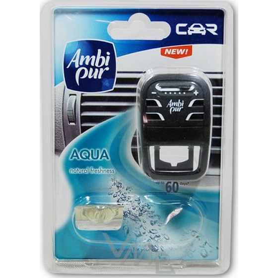 Ambi Pur Car Aqua osviežovač vzduchu pre vaše vozidlo strojček 7 ml