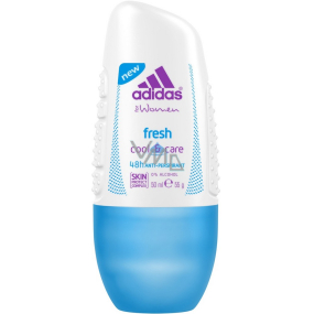 Adidas Cool & Care 48h Fresh guličkový antiperspirant dezodorant roll-on pre ženy 50 ml