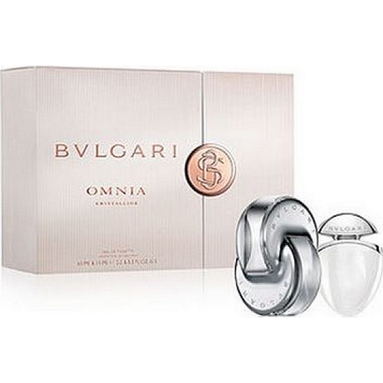 Bvlgari Omnia Crystalline toaletná voda 65 ml + toaletná voda 15 ml jewel charm, darčeková sada