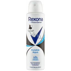 Rexona Invisible Aqua antiperspirant deodorant sprej pre ženy 150 ml