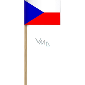Arch Papierová vlajka Českej republiky na paličke 42 cm 1 kus