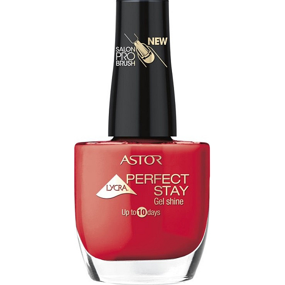 Astor Perfect Stay Gél Shine 3v1 lak na nechty 312 Deep Scarlet 12 ml