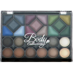 Body Collection Opulent Eyes 27 očných tieňov kozmetická sada