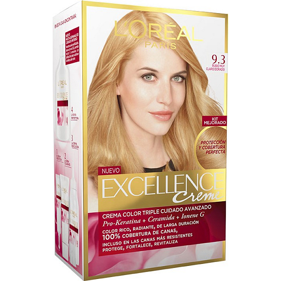 Loreal Paris Excellence Creme farba na vlasy 9.3 Blond veľmi svetlá zlatá