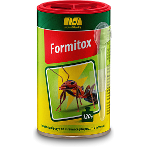 Formitox Extra insekticíd na likvidáciu mravcov, švábov, rybeniek a mušiek, 120 g