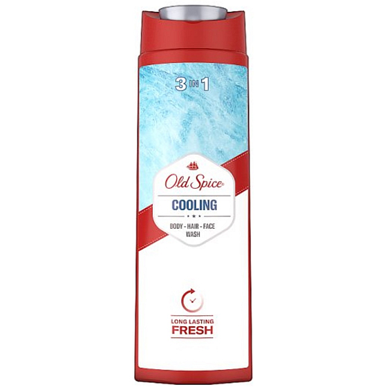 Old Spice Chladivý sprchový gél 3v1 na tvár, telo a vlasy 400 ml