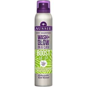 Aussie Wash + Blow Boost Me Up! suchý šampón pre jemné vlasy bez objemu 180 ml