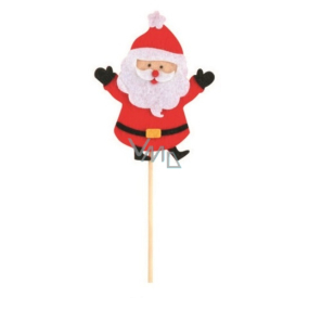 Santa z filcu zápich 9 cm + špajle č.3