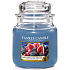 Yankee Candle Mulberry & Fig Delight - Lahodné moruše a figy vonná sviečka Classic stredné sklo 411 g