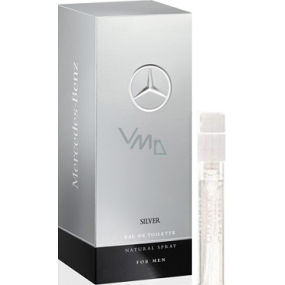 Mercedes-Benz Silver for Men Toaletná voda pre mužov 1,5 ml s rozprašovačom, flakón