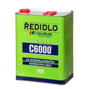 Colorlak Riedidlo C6000 pre nitrocelulózové náterové hmoty 9l