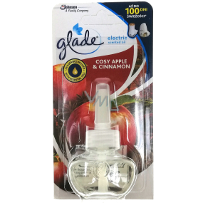 Glade Electric Scented Oil Cosy Apple & Cinnamon - Jablko a škorica tekutá náplň do elektrického osviežovača vzduchu 20 ml