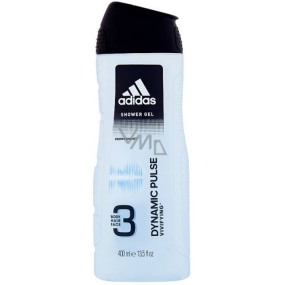 Adidas Dynamic Pulse 3v1 sprchový gél na telo a vlasy pre mužov 400 ml