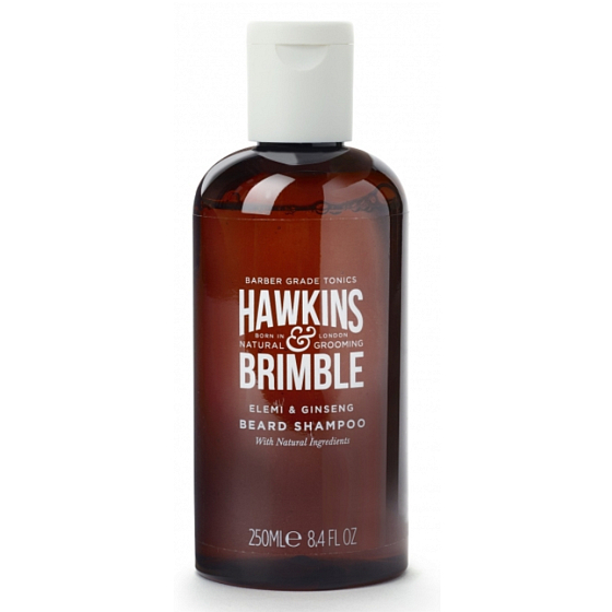 Hawkins & Brimble Men šampón pre mužov na bradu s obsahom provitamínu B5 a jemnou vôňou ženšenu a elemi 50 ml