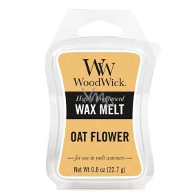 Woodwick Oat Flower - Ovesný kvet Artisan vonný vosk do aromalampy 22,7 g