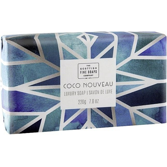 Scottish Fine Soaps Kokos trikrát jemne mleté toaletné mydlo 220 g