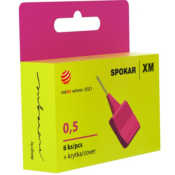 Spokar XM 0,5 mm medzizubné kefky 6 kusov