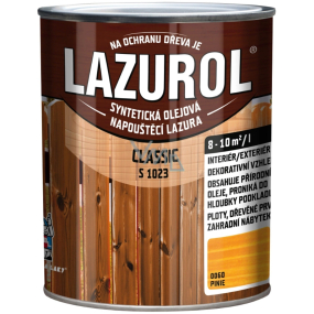 Lazurol Classic S1023 syntetická olejová lazura na dřevo 0060 Pinie 2,5 l