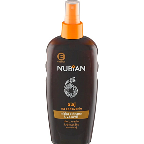 NUBIAN Olej na opaľovanie ve spreji SPF 6, 200 ml
