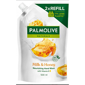 Palmolive Naturals Milk & Honey tekuté mydlo náhradná náplň 500 ml
