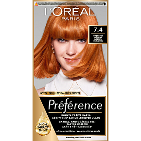 L'oreal Paris Préférence farba na vlasy, intenzívna medená 7.4