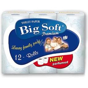 Big Soft Premium toaletný papier 2 vrstvový, 12 x 200 útržkov