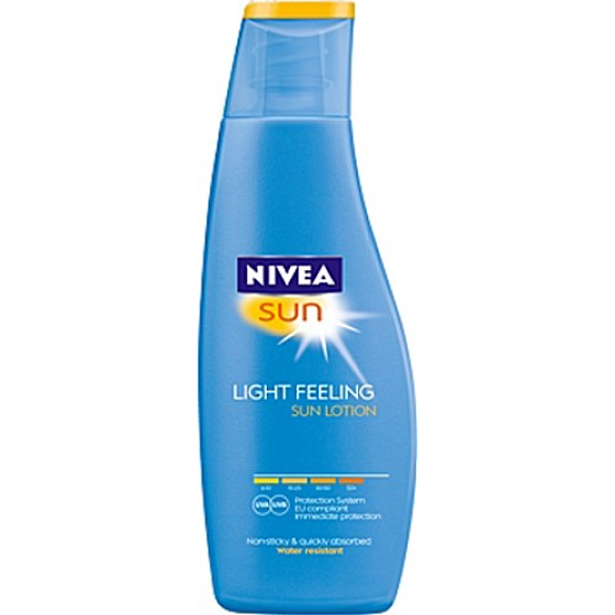 Nivea Sun Light Feeling OF50 ľahké ošetrujúce mlieko na opaľovanie 200 ml