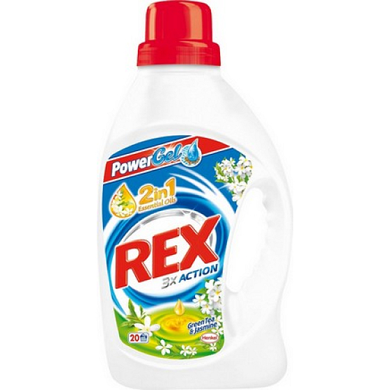 Rex 3x Action Green Tea & Jasmine gél na pranie 20 dávok 1,46 l