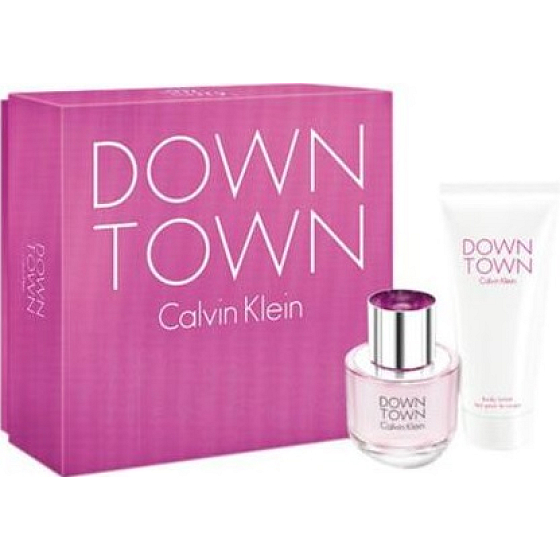 Calvin Klein Downtown toaletná voda 50 ml + telové mlieko 100 ml, darčeková sada