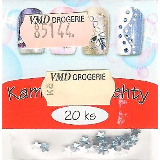 Profesional Ozdoby na nechty kamienky hviezdičky svetlomodré 20 kusov