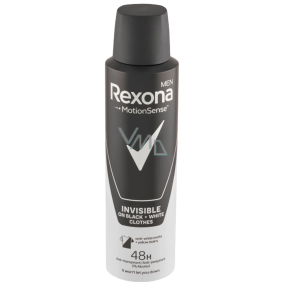 Rexona Men Invisible On Black + White Clothes antiperspirant deodorant sprej pre mužov 150 ml