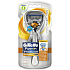 Gillette Fusion ProGlide Flexball Power Silver holiaci strojček + náhradné hlavice 1 kus + batérie 1 kus, pre mužov