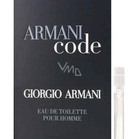 Giorgio Armani Code toaletná voda 1,2 ml s rozprašovačom, vialka